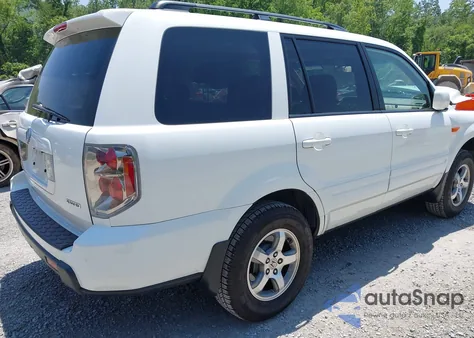 2007 Honda Pilot Ex-L from USA, damaged, VIN 5FNYF18587B000332